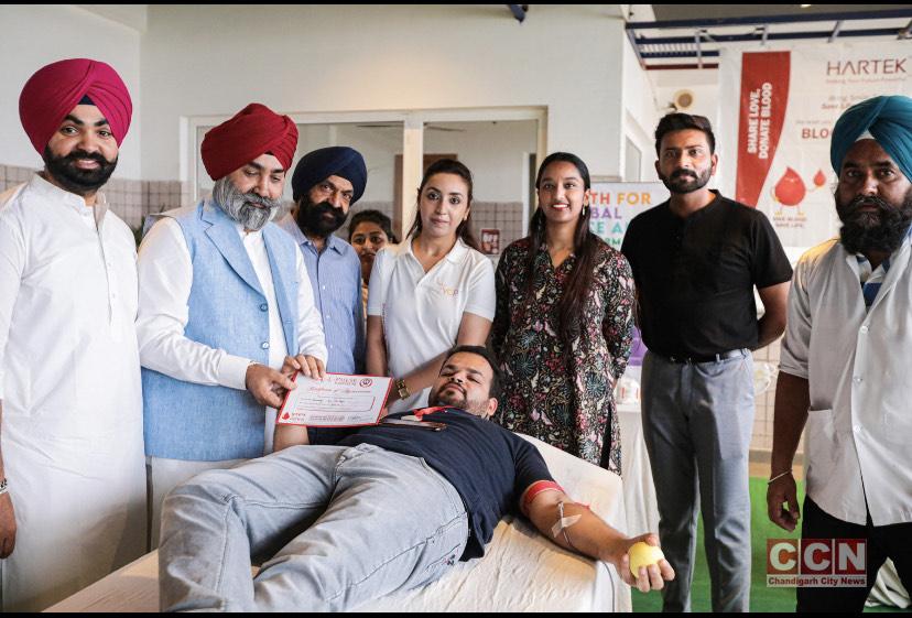 Hartek Foundation Celebrates World Blood Donor Day with a Successful Blood Donation Camp