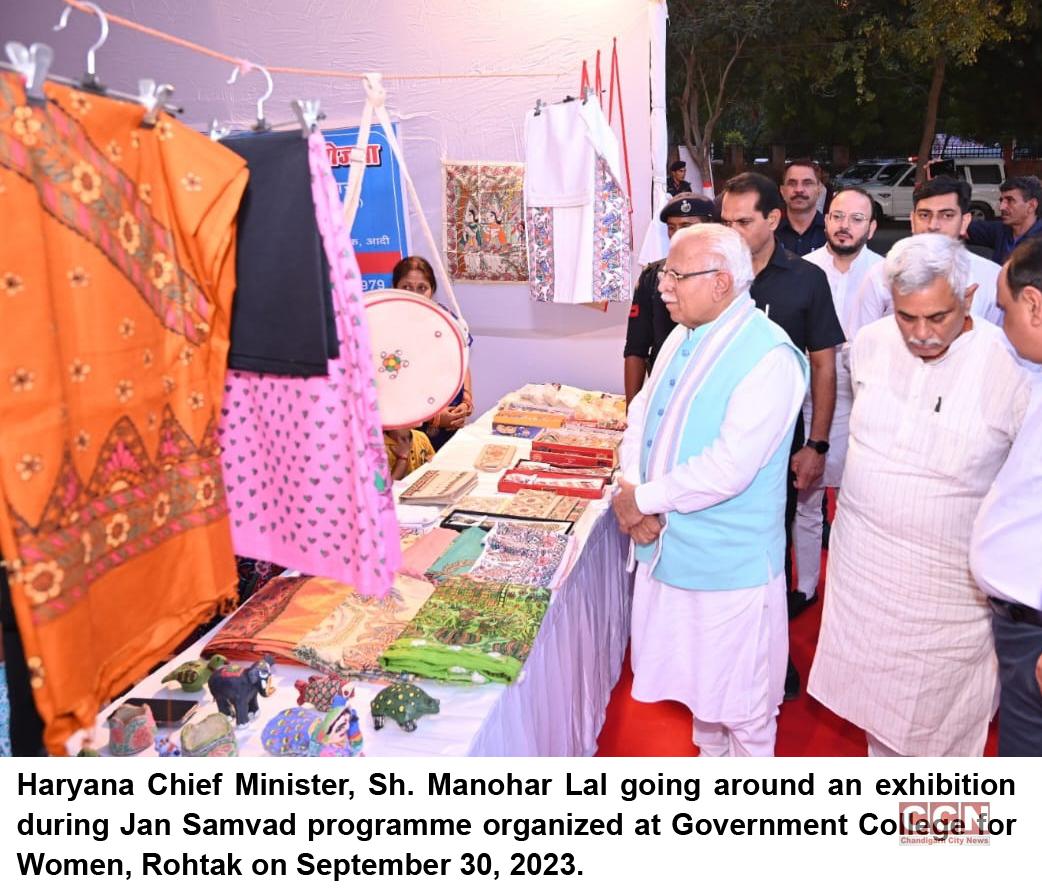 Haryana Chief Minister Highlights Government's Achievements at Jan Samvad