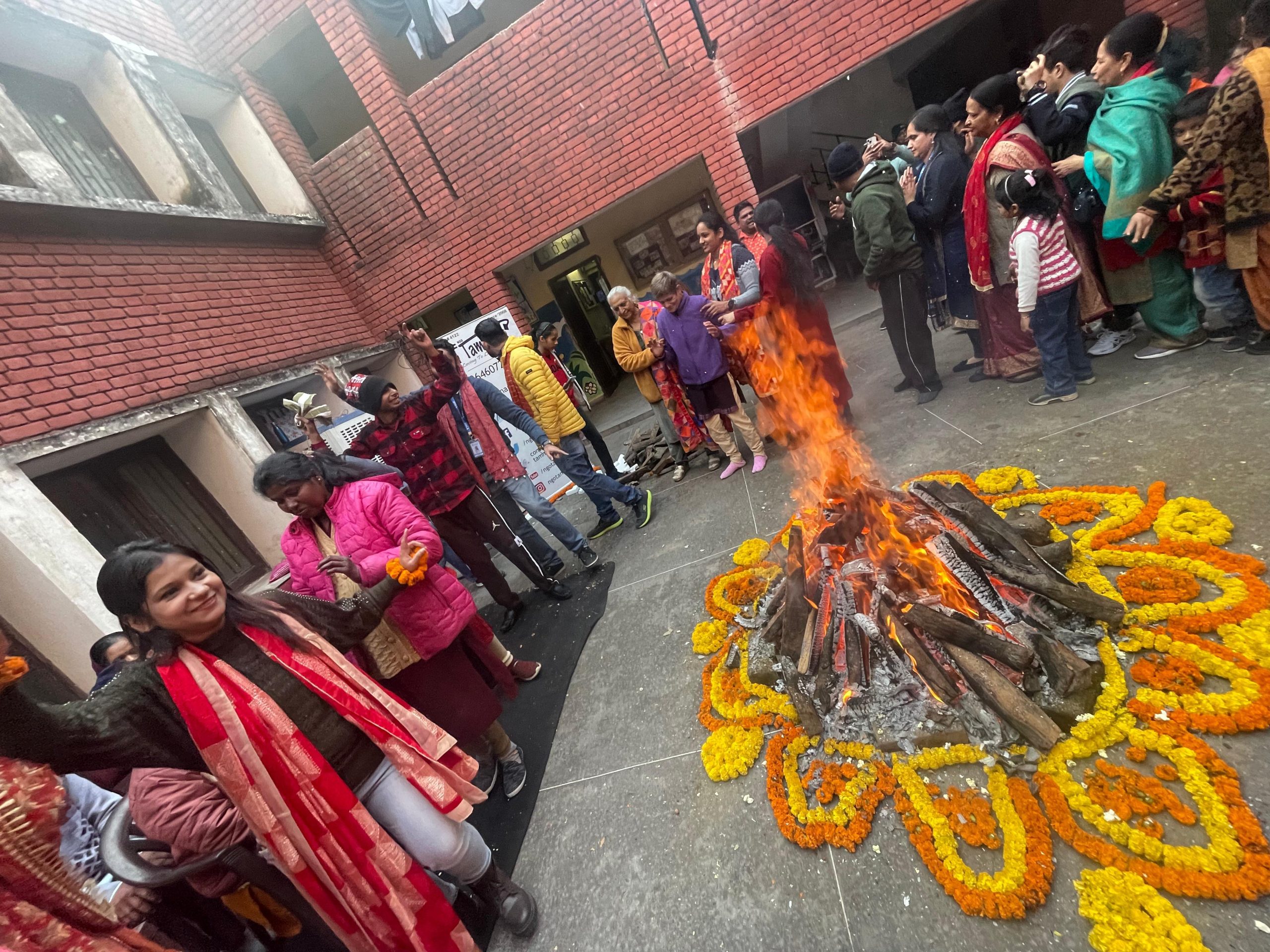 Lohri celebrations at home for differently abled