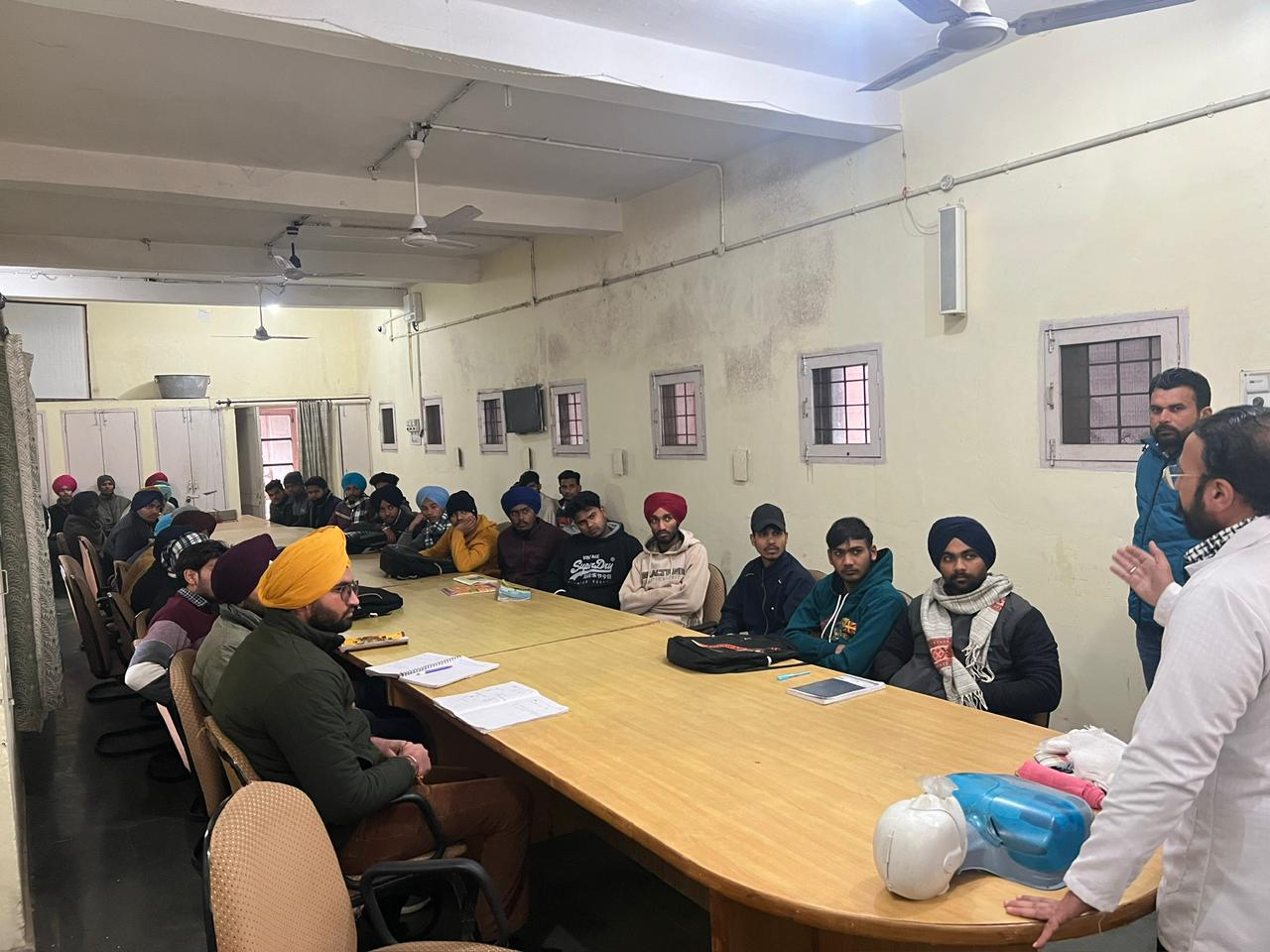 108 Ambulance presents the First Responder Program for the students at Govt. Industrial Training Institute, Bassi Pathana, Fatehgarh Sahib