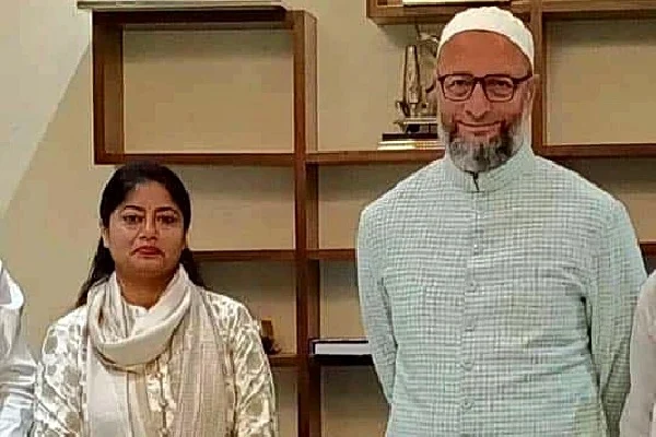 Owaisi's political party forms an alliance with Apna Dal (K) in Uttar Pradesh for the upcoming Lok Sabha elections.