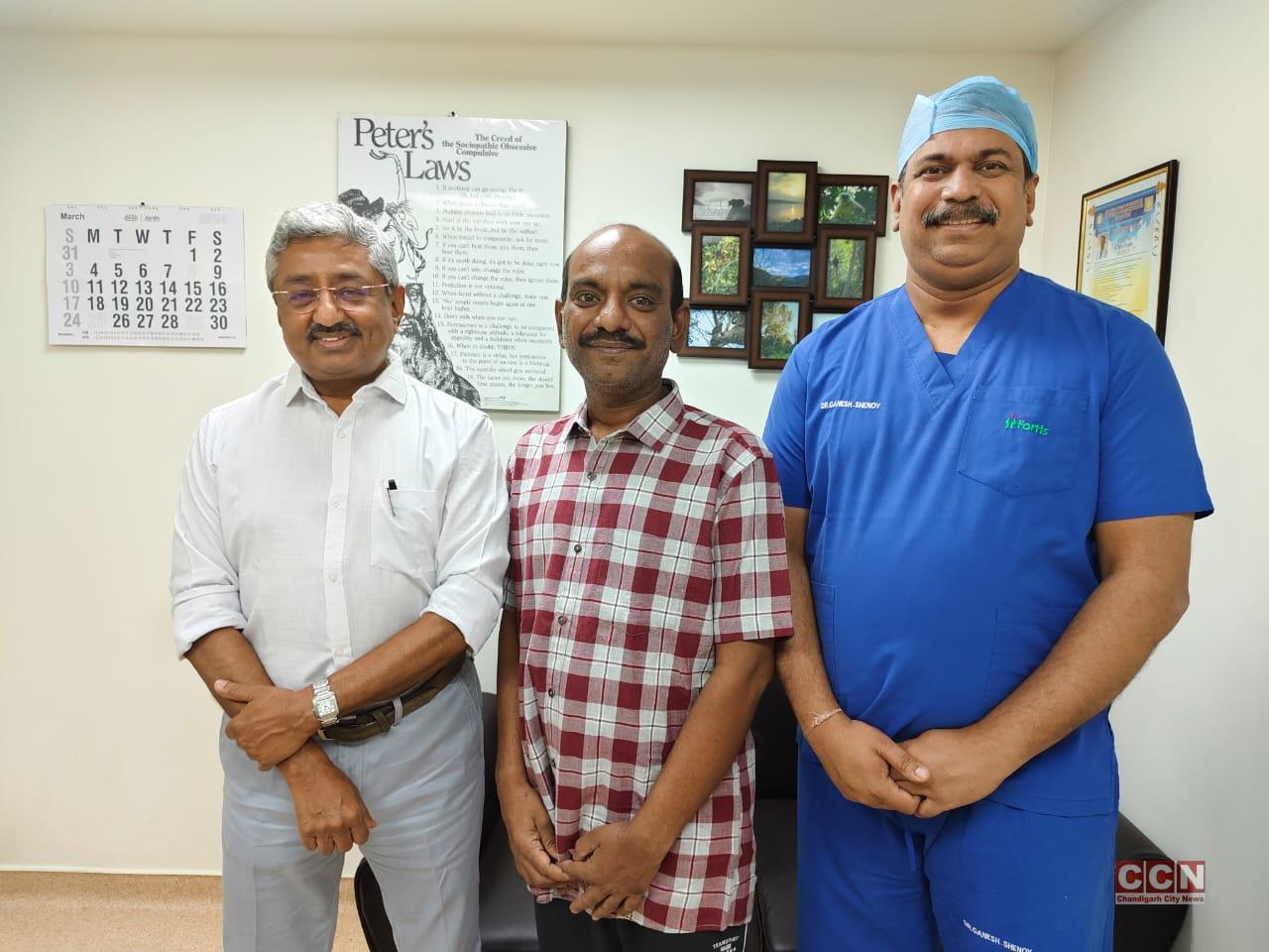 Fortis Hospital Cunningham Road Achieves Medical Milestone with World's First Triple Surgery: Heart Disease, Gallstones, and Colon Cancer All Simultaneously, in 44-Year-Old Patient