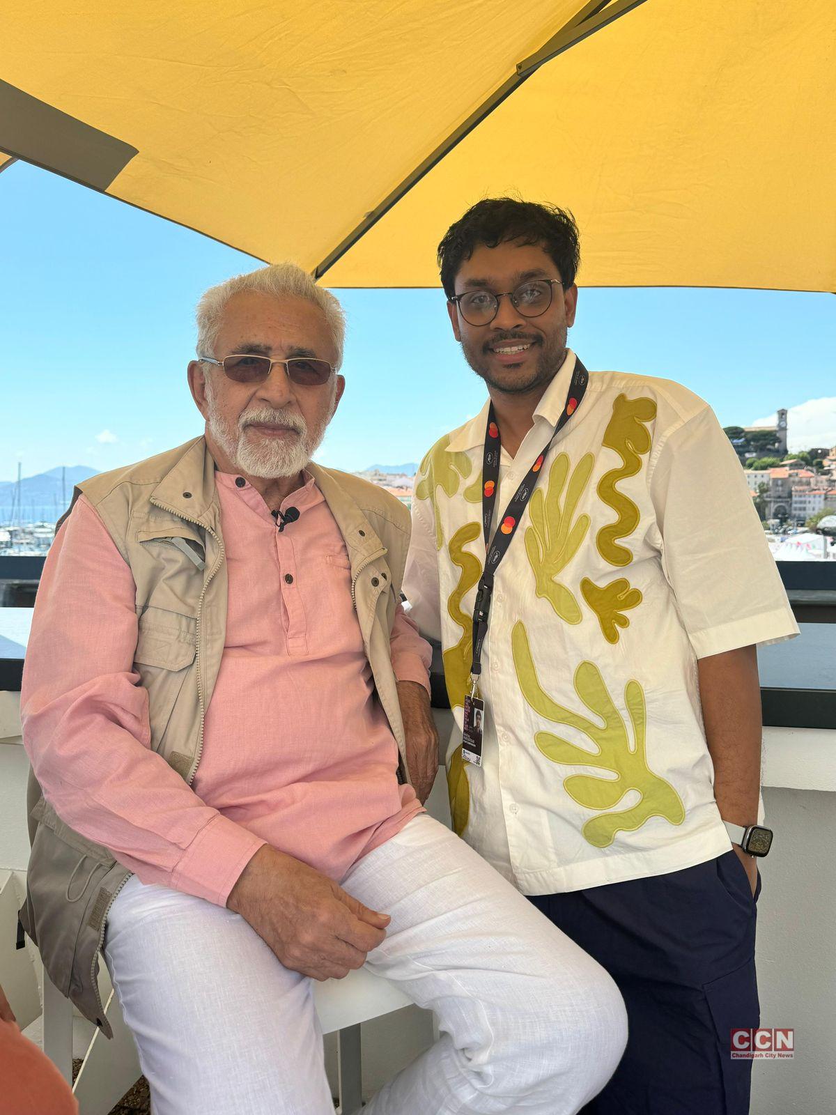 Representing The Walkers Project, Akshay Parvatkar's Meeting with Naseeruddin Shah Sparks Creativity at Cannes