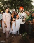 Diljit Dosanjh And Neeru Bajwa_Sekhan Majra Village_Billion Tree Project (1)