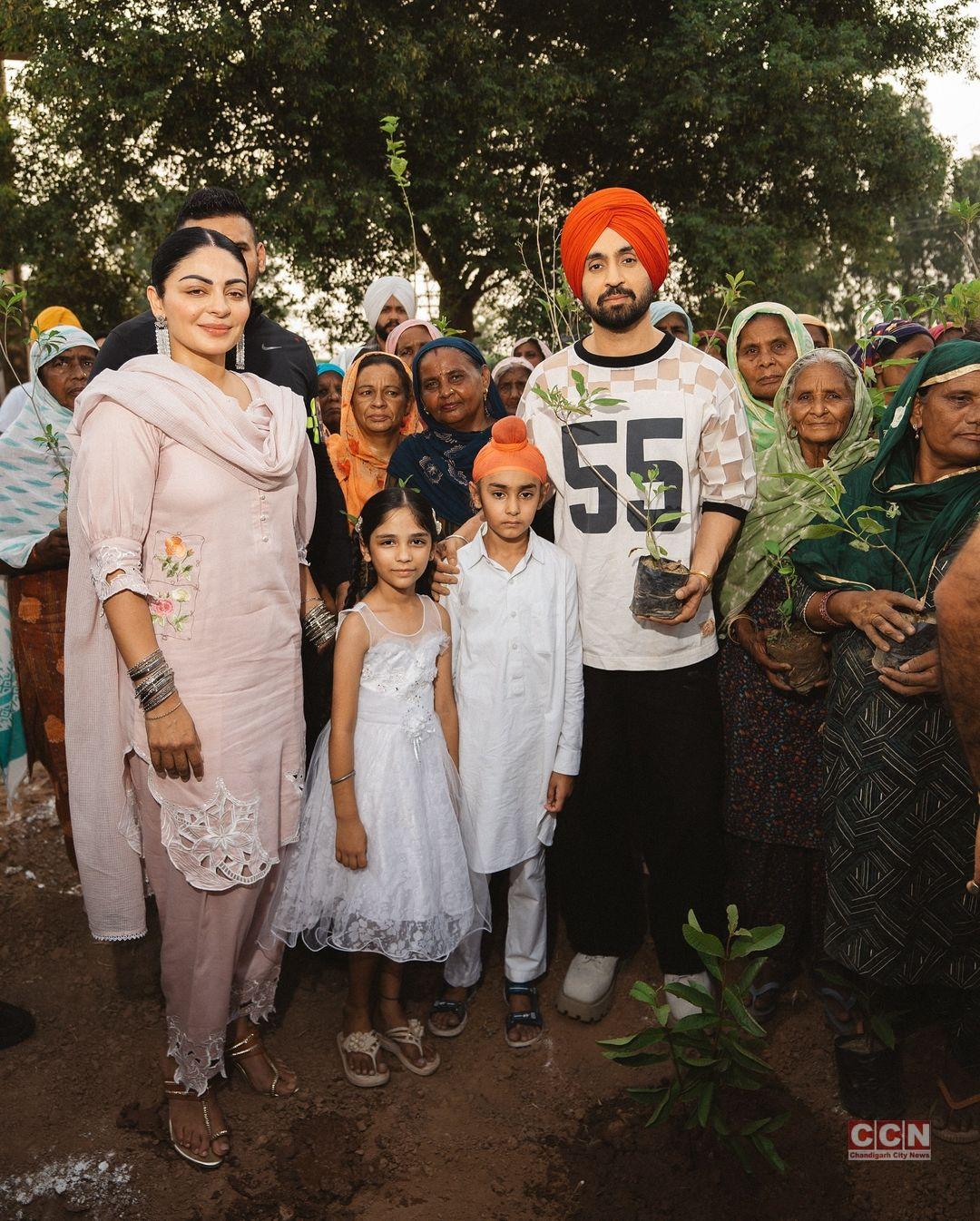 Diljit Dosanjh turns climate champion, extends support to Roundglass foundation’s Mission to Plant 1 Billion Trees