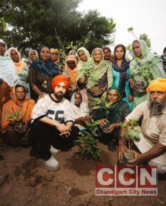 Diljit Dosanjh turns climate champion, extends support to Roundglass foundation’s Mission to Plant 1 Billion Trees