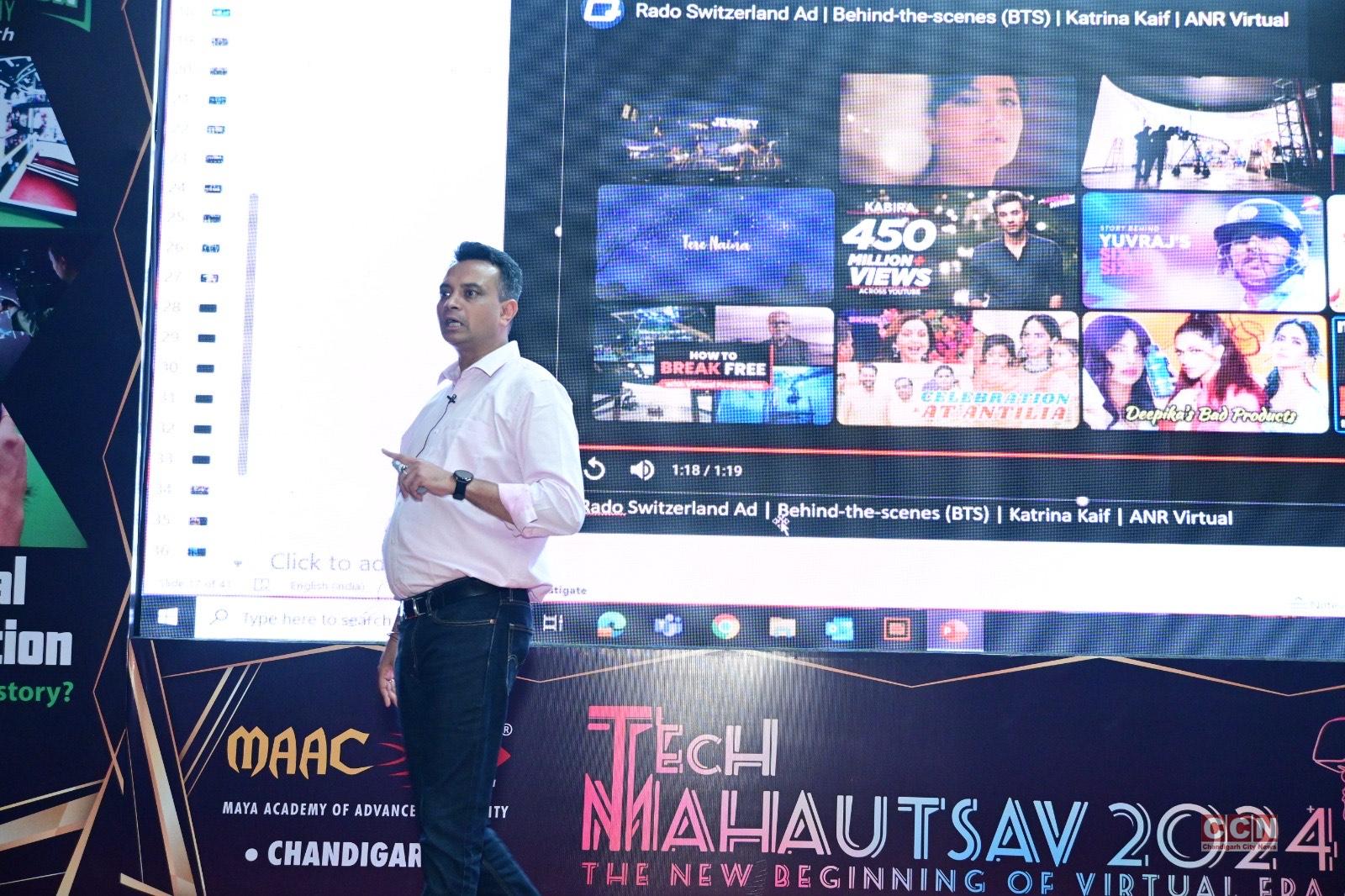 MAAC Chandigarh presented "Tech Mahautsav"–A premiere event for new technology guidance&career pathways in media&entertainment