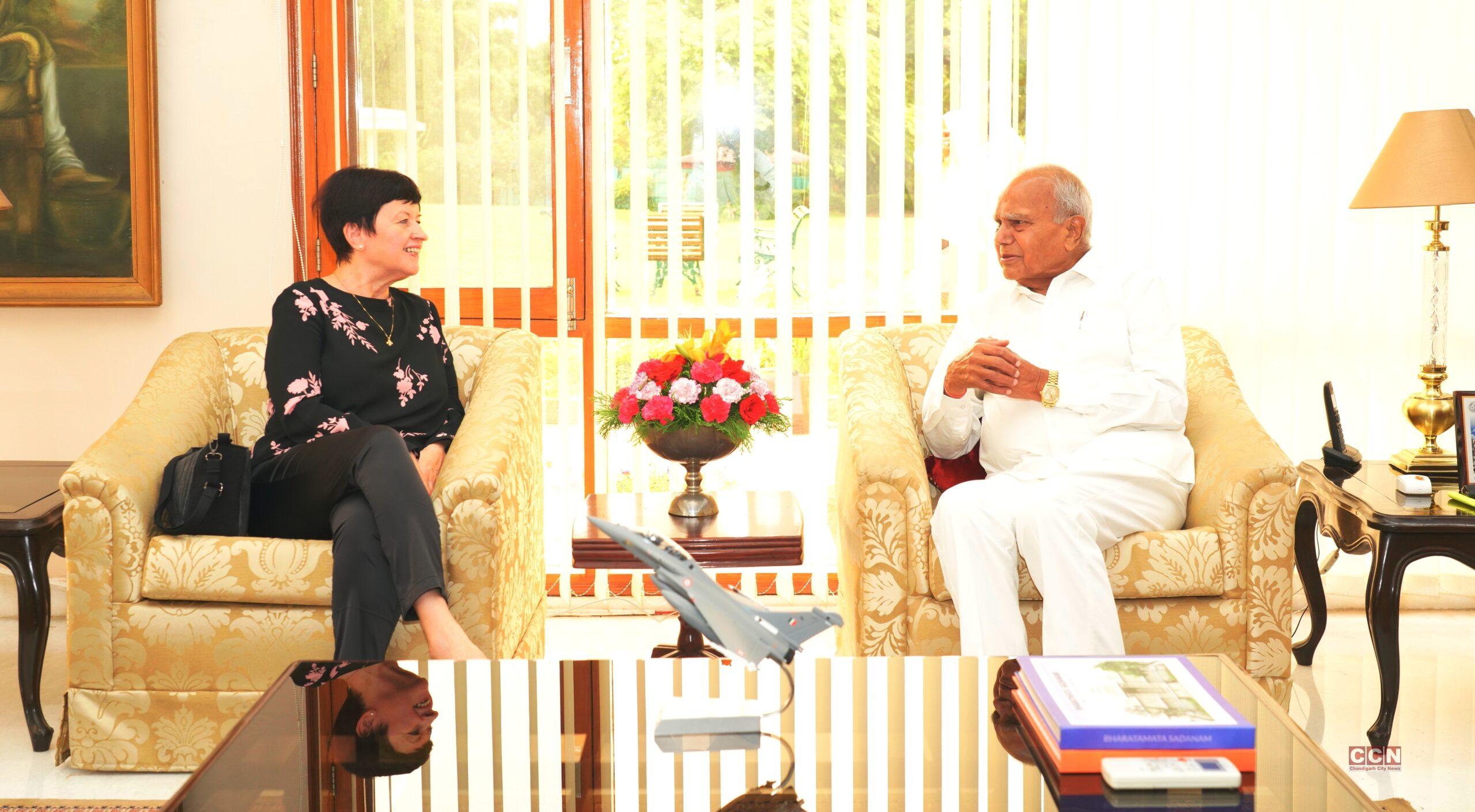 Czech Republic delegation calls upon Pb Governor & Administrator UT, Chandigarh Banwari Lal Purohit