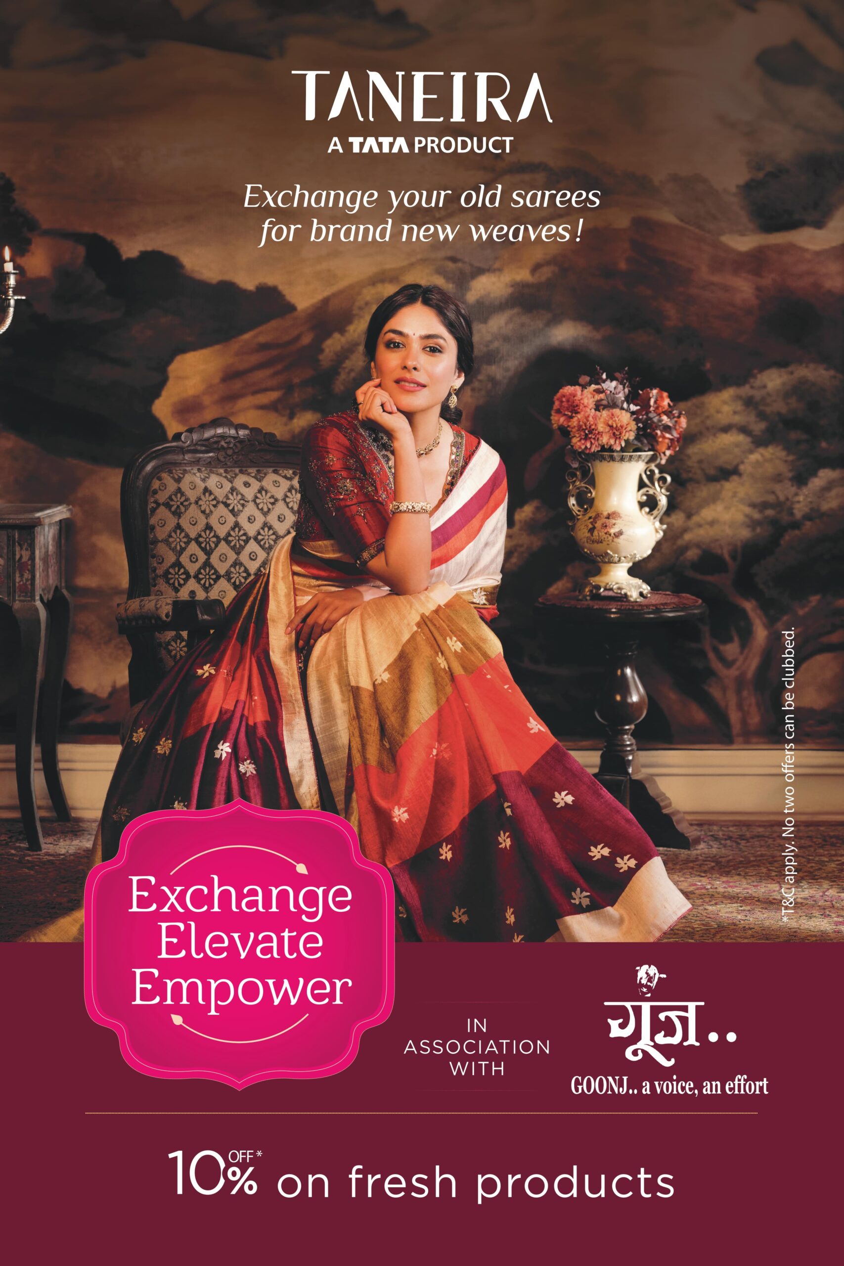 Revitalize your wardrobe with Taneira's 'Exchange, Elevate & Empower’ initiative in partnership with Goonj