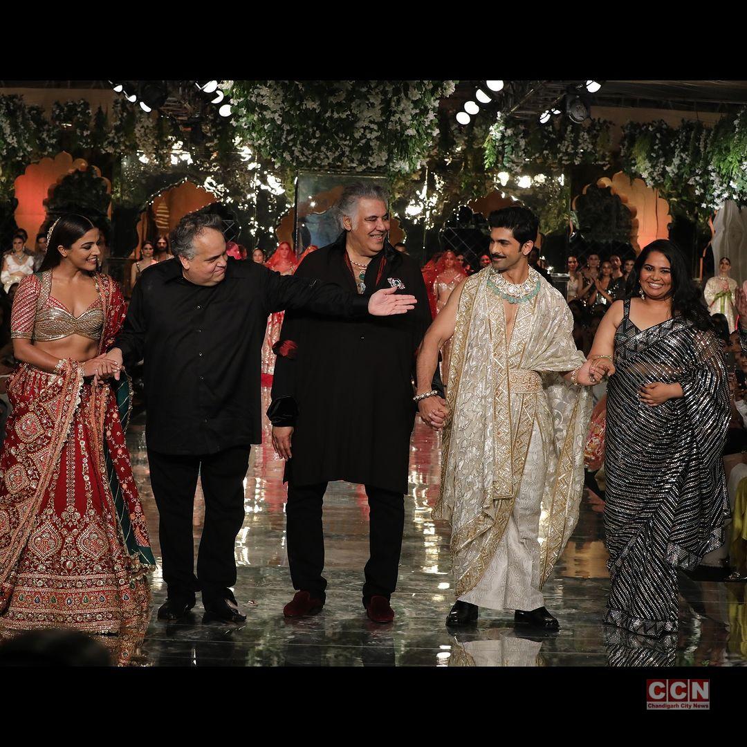 Sumukhi Suresh steals the show with act for Abu Jani&Sandeep Khosla at India couture week 2024