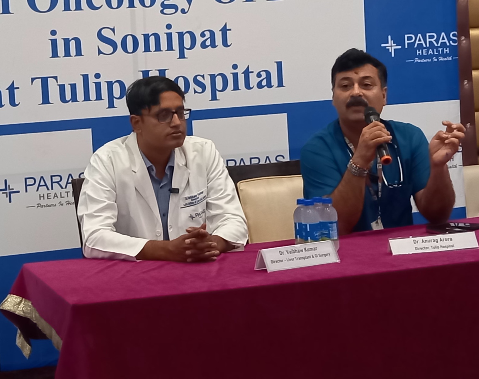 In a significant step, Paras Health Gurugram has launched its first liver transplant and GI oncology outpatient department (OPD) services at Tulip Hospital, Sonipat. This initiative aims to provide residents of Sonipat and surrounding regions with access to quality treatment options for complex liver and gastrointestinal (GI) conditions, mostly available in metropolitan cities. A press conference regarding the same was held at New Bulbul Restaurant, Atlas Road, Sonipat. 