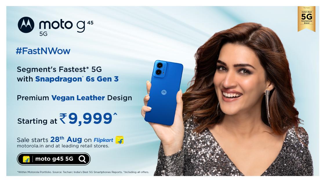 Motorola launches moto g45 5G