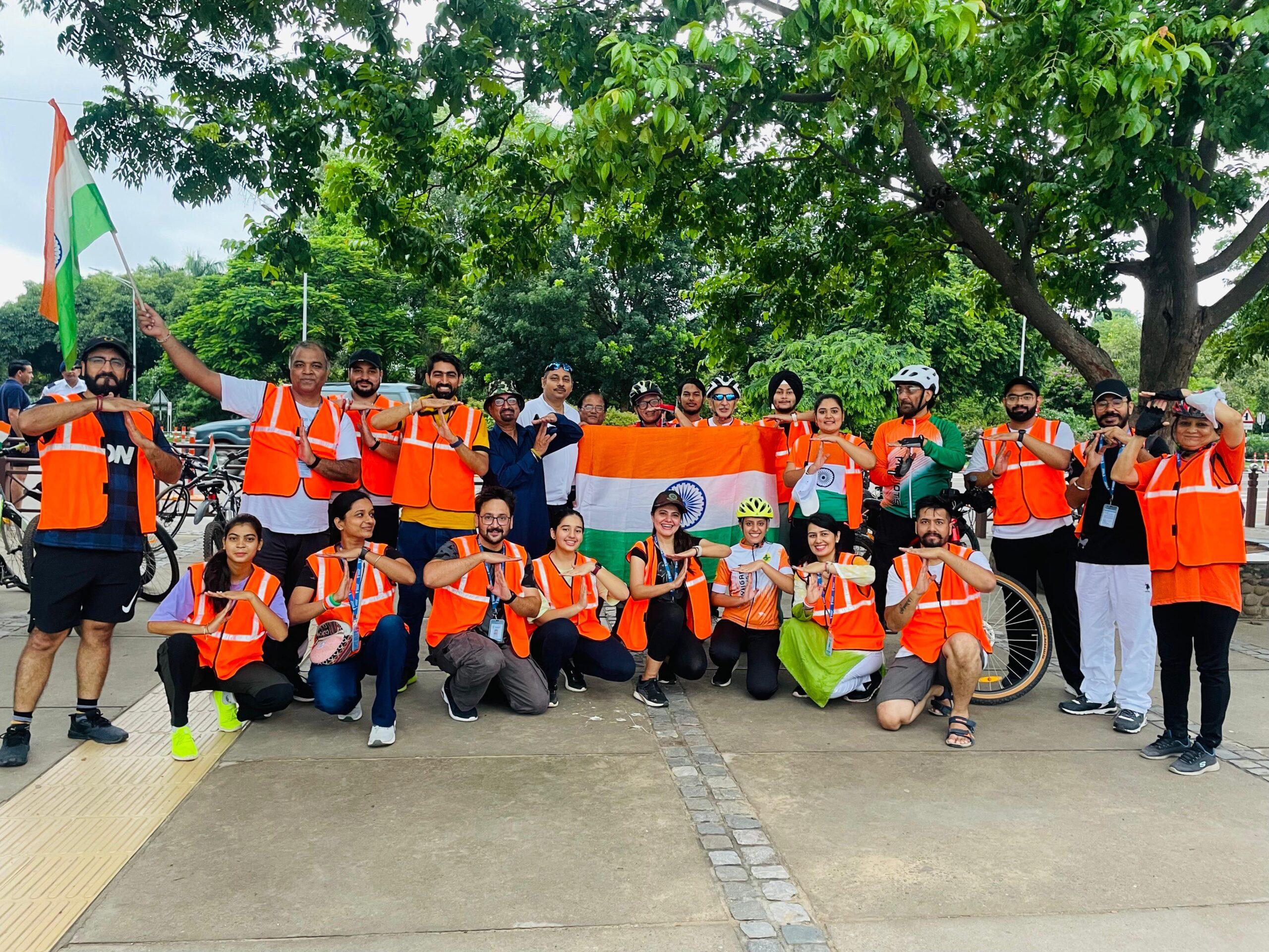 NGO Tammana's exhilarating cycling ride, held on 15th Aug 24