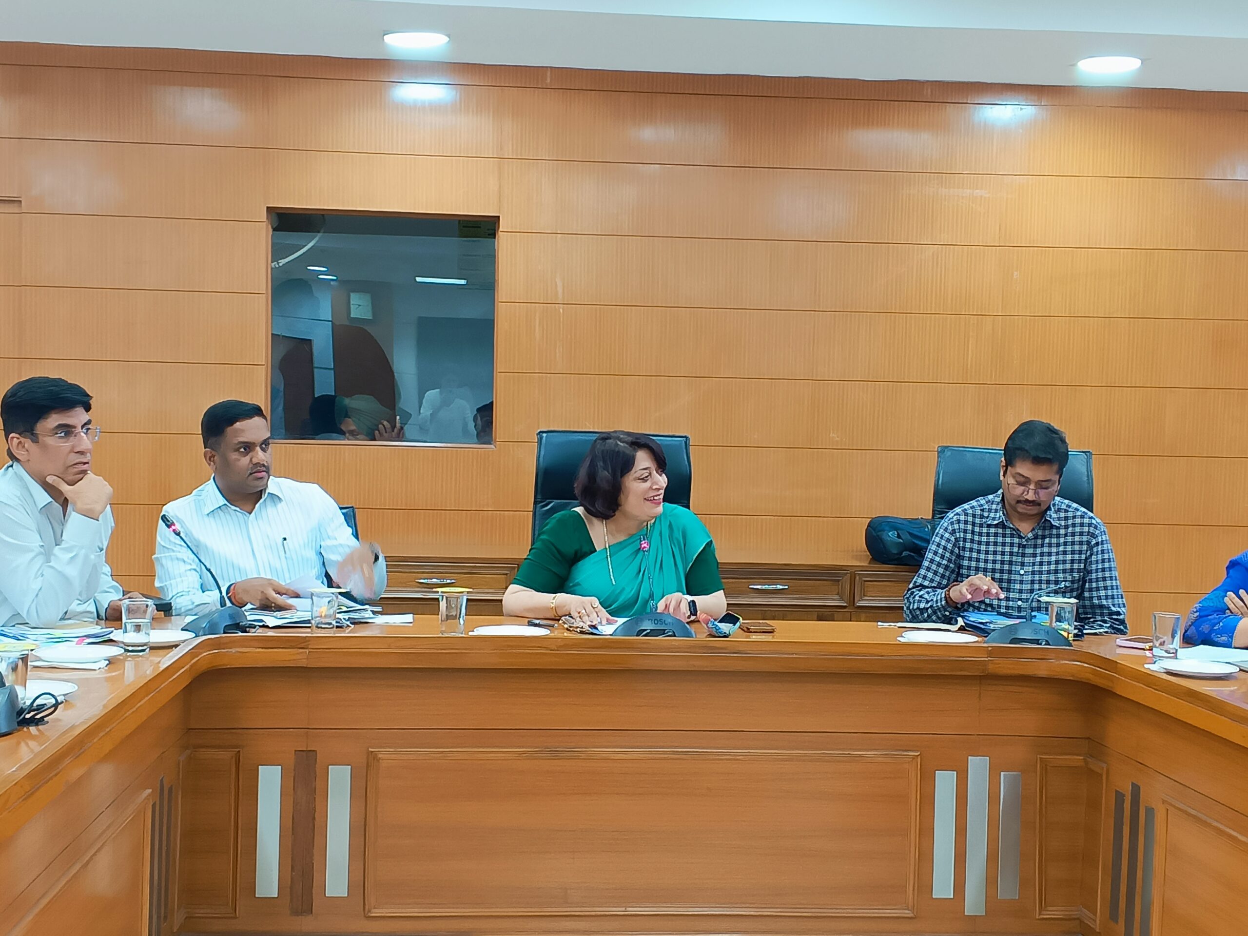 Dr. Sumita Misra reviews Kharif Crop Procurement Preparations