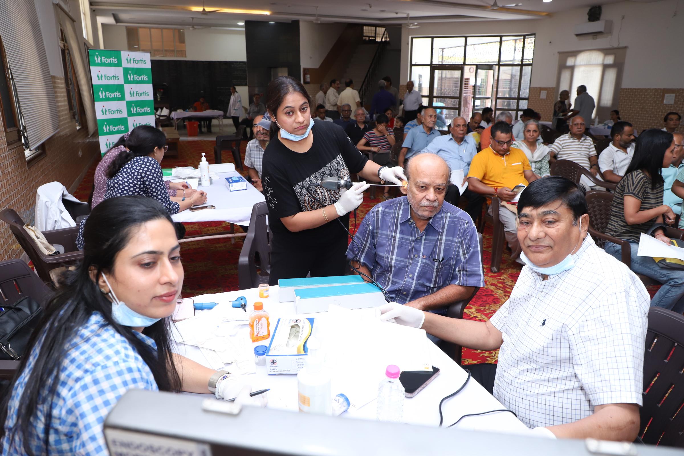 More than 200 people get examined at free ENT and cancer screening camp organised by Fortis Mohali in Panchkula