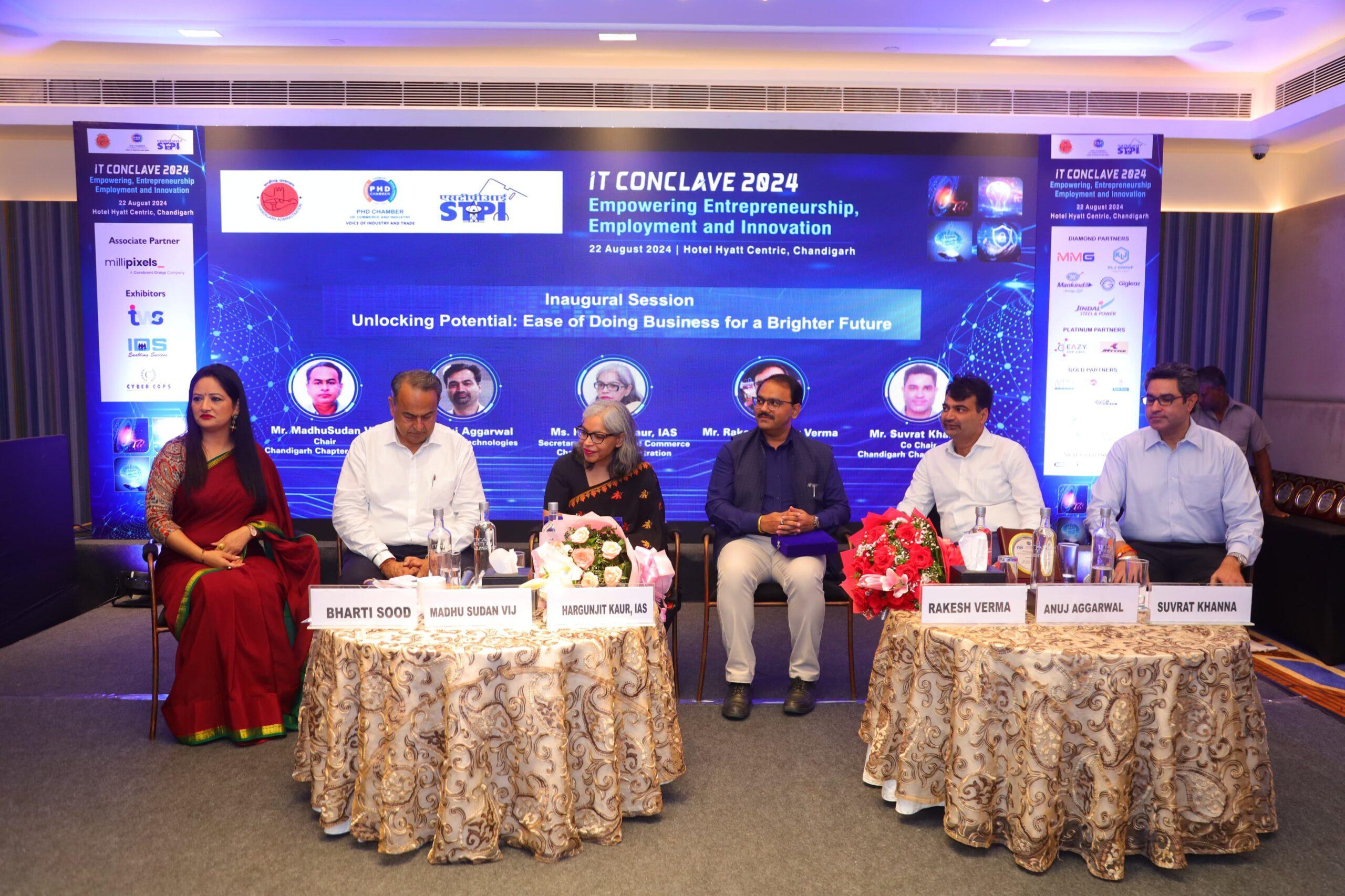 PHDCCI organized IT Conclave in collaboration with Chandigarh Administration & STPI