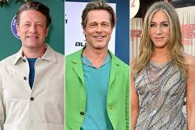 Chef Jamie Oliver was Brad Pitt’s 40th b’day present from Jennifer Aniston