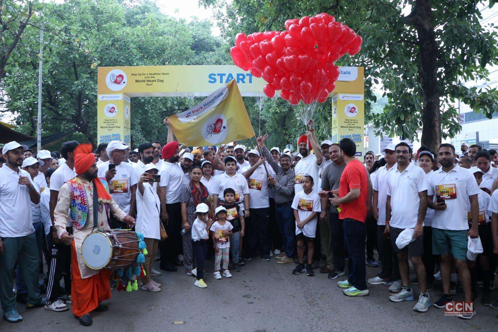 Park Hospital Mohali Organizes ‘Run For Heart Health’ on World Heart Day