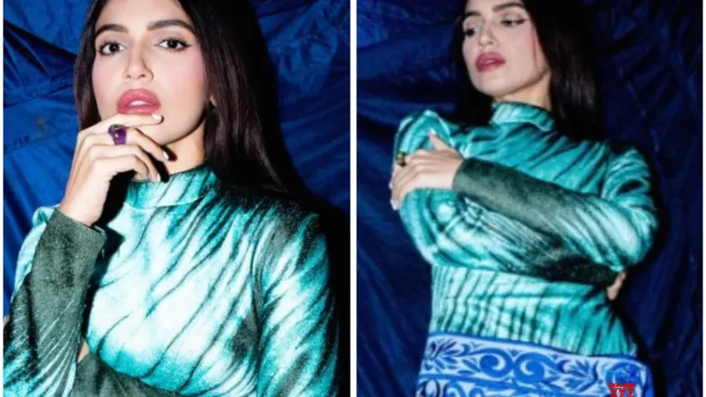 Bhumi Pednekar grabs eyeballs with her unique haute couture