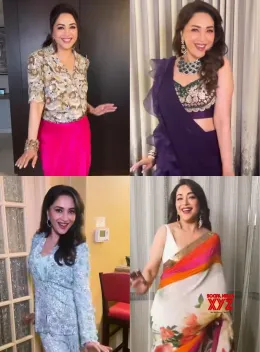 Madhuri Dixit mesmerises fans with a series of stunning looks