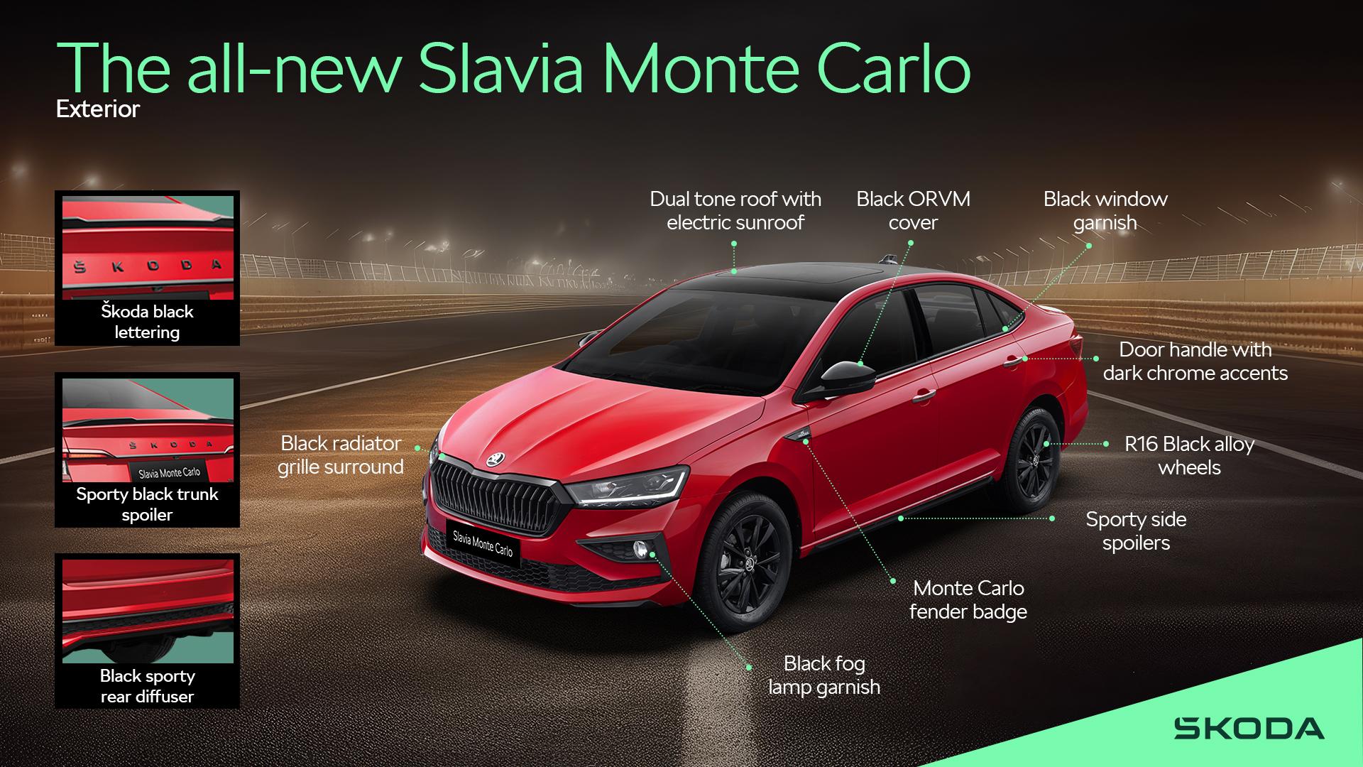 Škoda Auto India launches all-new Slavia Monte Carlo