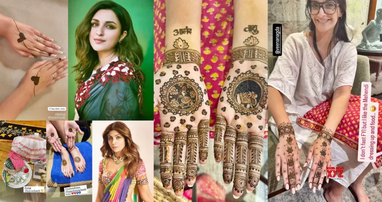 Parineeti, Shilpa, and Sonam share glimpses of Karwa Chauth preparations