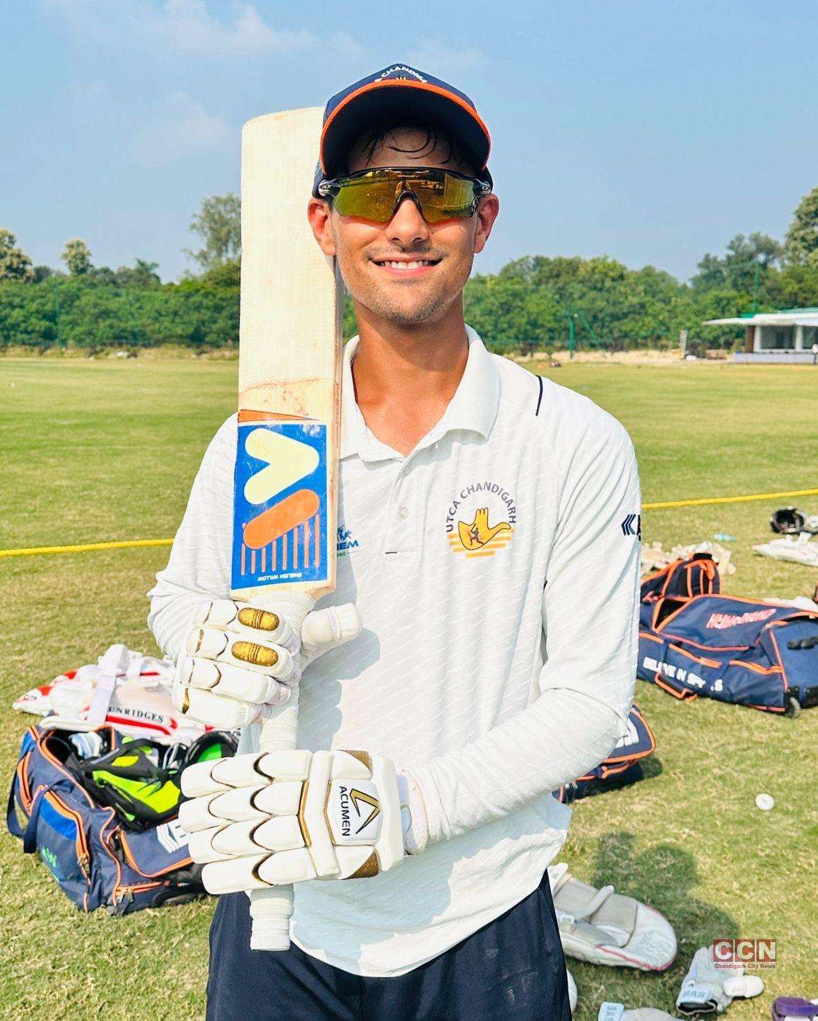 Ankit's ton ensured UT boys a 88 runs lead against Jharkhand