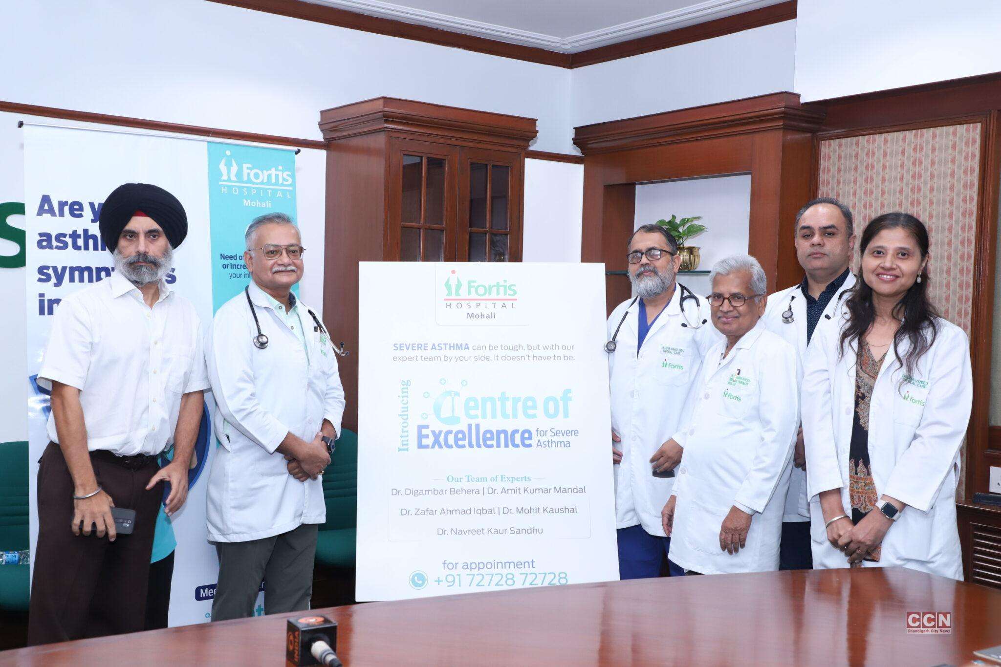 Fortis Mohali launches Center of Excellence dedicated to Severe Asthma