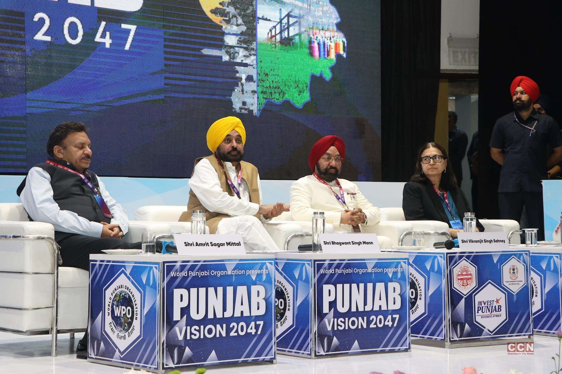 Centre should incentivise farmers to manage paddy straw&stem air pollution, says CM at ‘Punjab Vision 2047’ Conclave