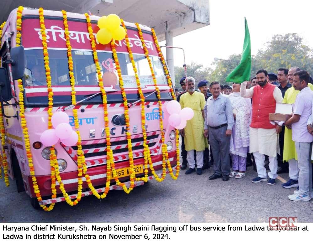 CM flags Off Jodhpur Via Salasar and Ladwa to Jyotisar Bus Services