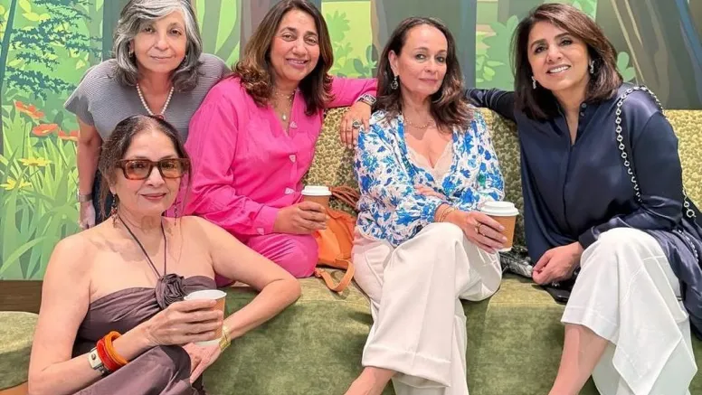 Neena Gupta, Neetu Kapoor, and Soni Razdan enjoy cozy coffee catch-up