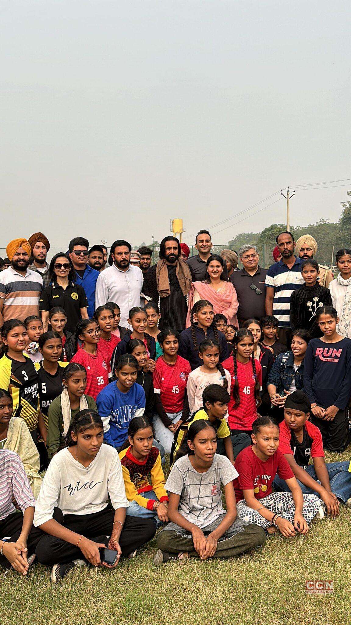 Superstar Babbu Mann Visits Roundglass Foundation’s Sports Centre in Kheri Bir Singh