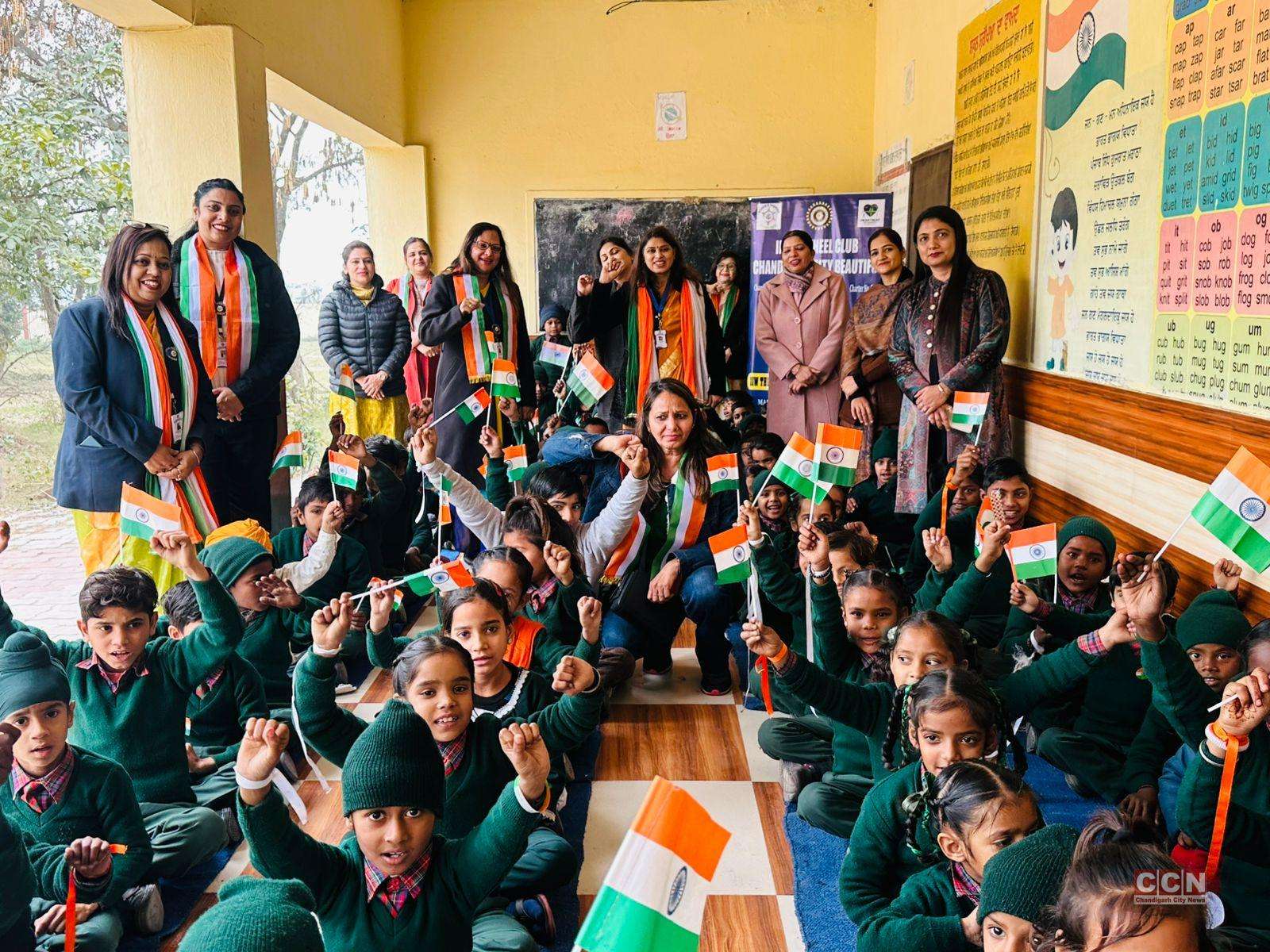 Inner Wheel Club Chd Organizes Pre-Republic Day Health & Community Service event at School